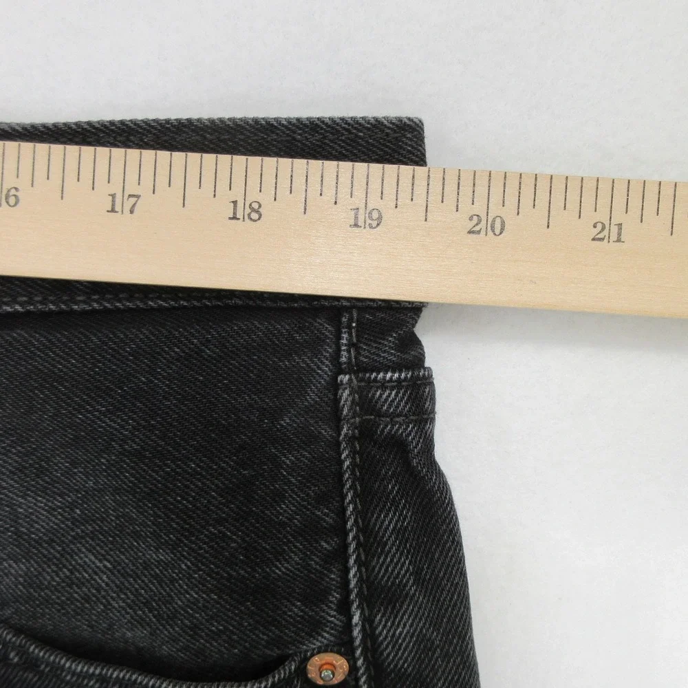 Levi's 501 Original Fit Men's Jeans Size 40x30 Black Straight Leg Denim